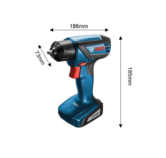 Bosch GSR 1000 Professional Cordless Drill Driver – Lightweight Power Drill for Screwdriving and Drilling in Wood and Metal for Home and Professional Applications